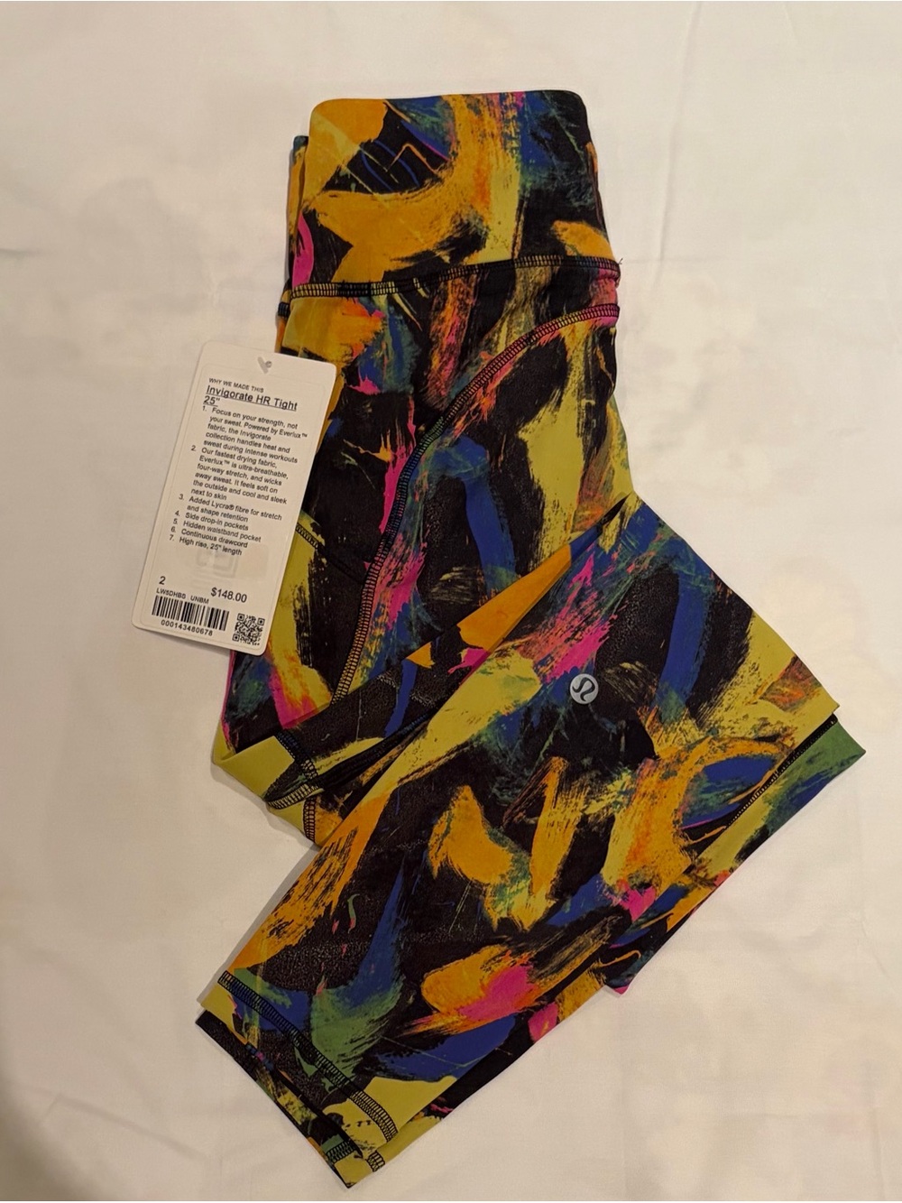 NWT Lululemon Invigorate HR Tight 25" Size 2